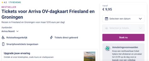 ov dagkaart friesland groningen